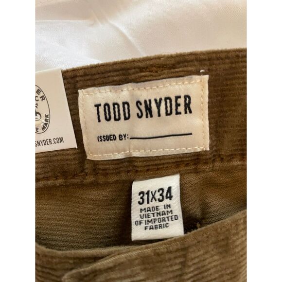Todd Snyder Slim Fit 5-Pocket Italian Corduroy Pant in Caramel (Size 31x34) - Picture 5 of 5